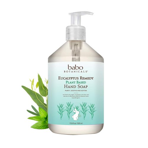 Babo Botanicals Lavender Dream Hand Soap | Manuka Oil & Shea Butter for Sensitive Skin - Vegan Formula