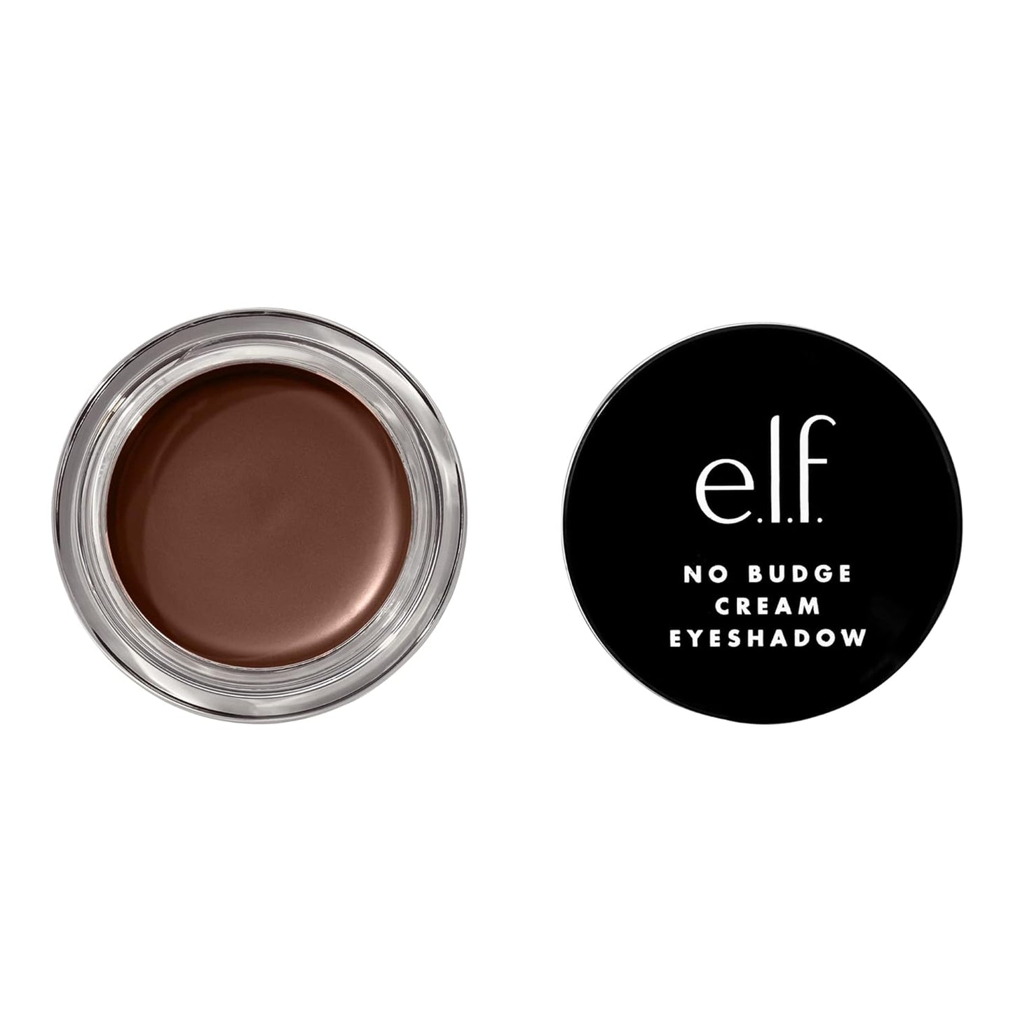e.l.f. No Budge Cream Eyeshadow - 3-in-1 Primer, Liner & Eyeshadow | Crease-Resistant, Vegan, Sand Dune
