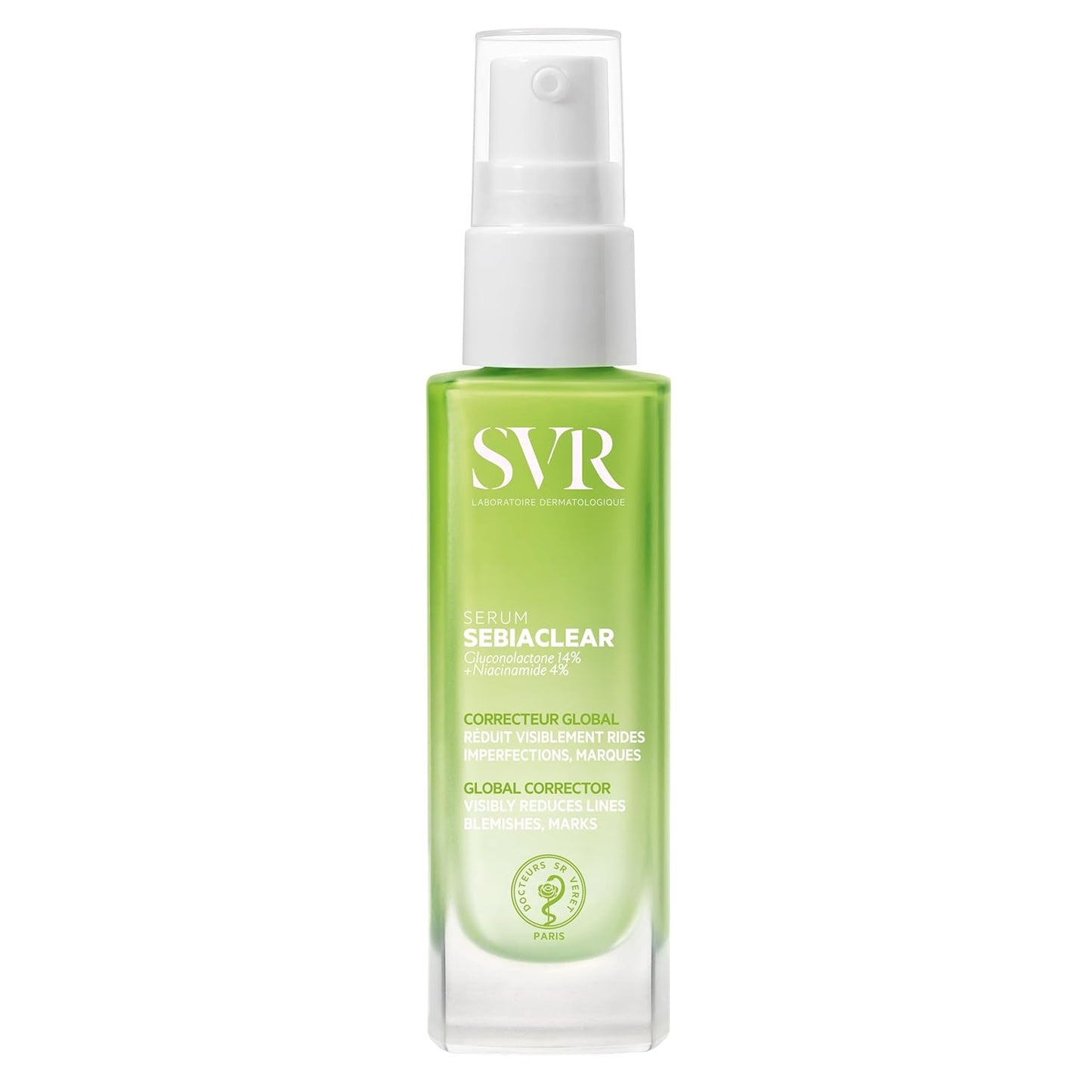 SVR Sebiaclear Face Serum - Retinol Alternative with Niacinamide & Hyaluronic Acid for Oily Skin | 1 fl. oz.