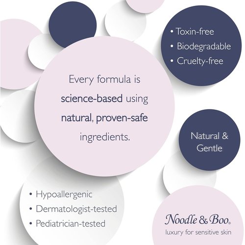Noodle & Boo Newborn 2-in-1 Baby Shampoo and Body Wash, Tear-Free, Hypoallergenic, Plant-Based Baby Bath Essentials, Moisturizing, pH-Balanced, Vitamin-Enriched, Pediatrician-Tested