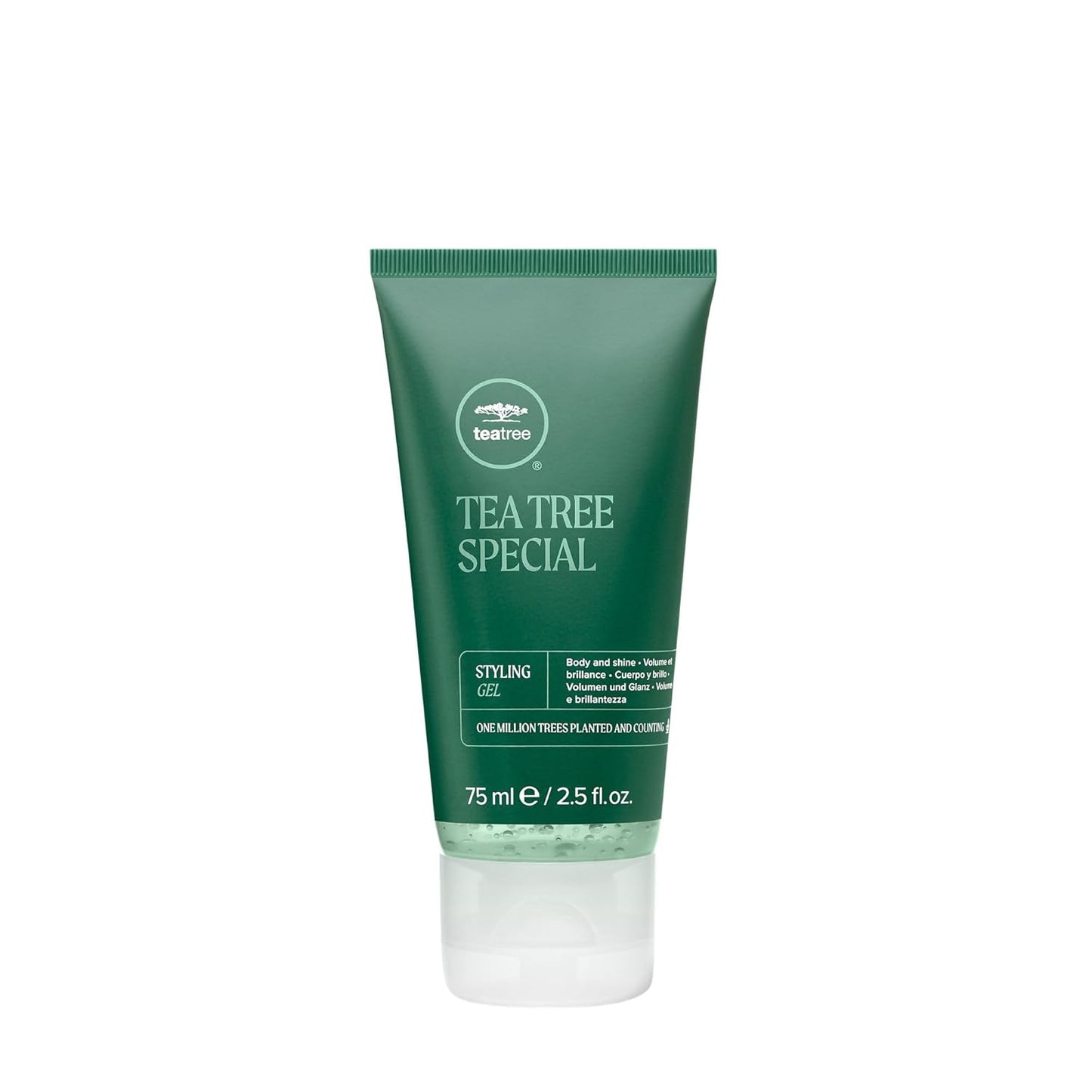 Tea Tree Styling Gel - Medium Hold & High-Shine Finish for All Hair Types