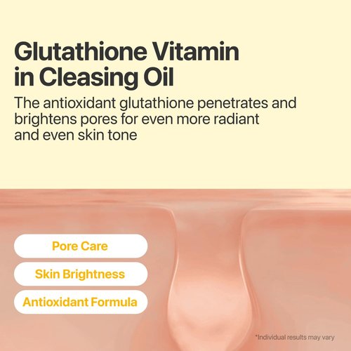 Numbuzin No.5 Cleansing Oil - Glutathione & Vitamin C Formula for Pores & Dark Spots | 6.76 fl oz