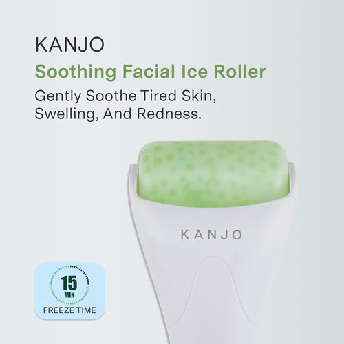 Kanjo Ice Roller - Face & Eye Puffiness Relief | Facial Massage Tool for Women’s Skincare