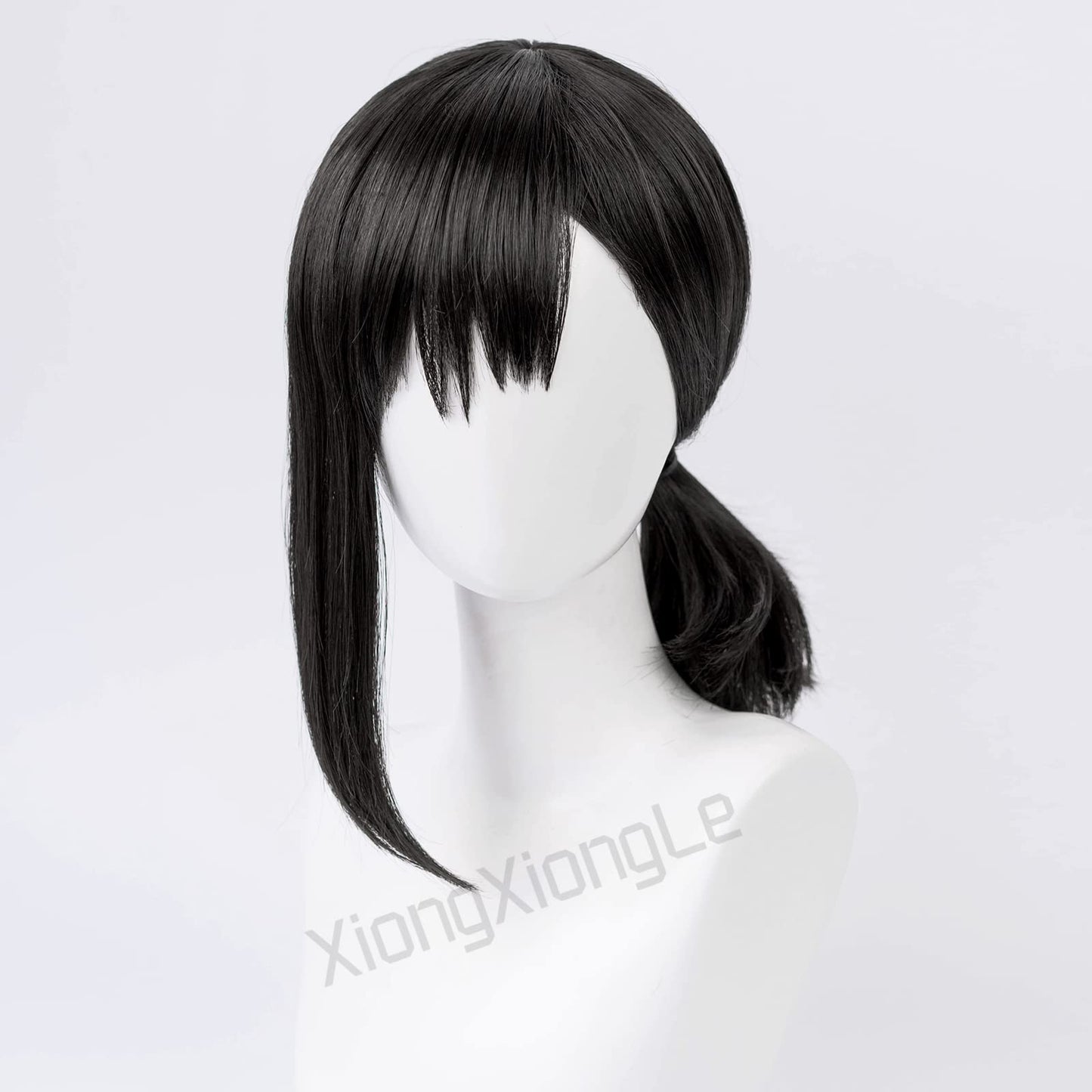 XiongXiongLe Anime Cosplay Wig Chainsaw Man Costume Wigs with Cap Wig Cos Role Playing for Party Halloween Christmas (Higashiyama Kobeni)