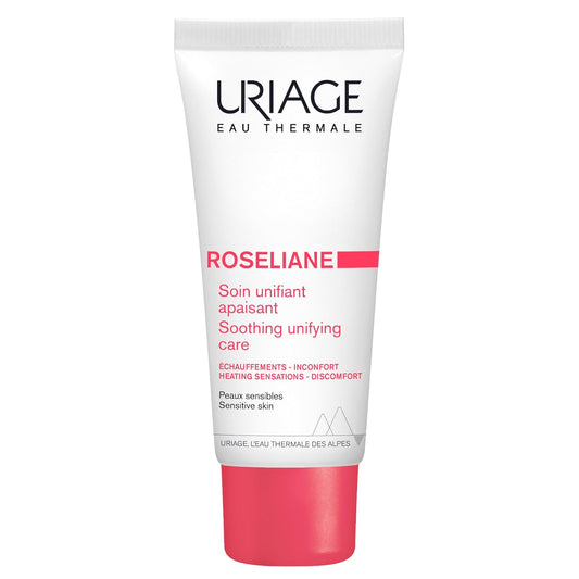 Uriage Roséliane Redness-Neutralizing Rich Care - Soothing Face Moisturizer with Red Algae & Ceramides, Non-Comedogenic