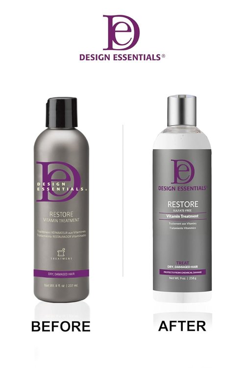 Design Essentials Restore Vitamin Treatment - Nourishing Care for Natural Dry Hair | 8 Fl Oz