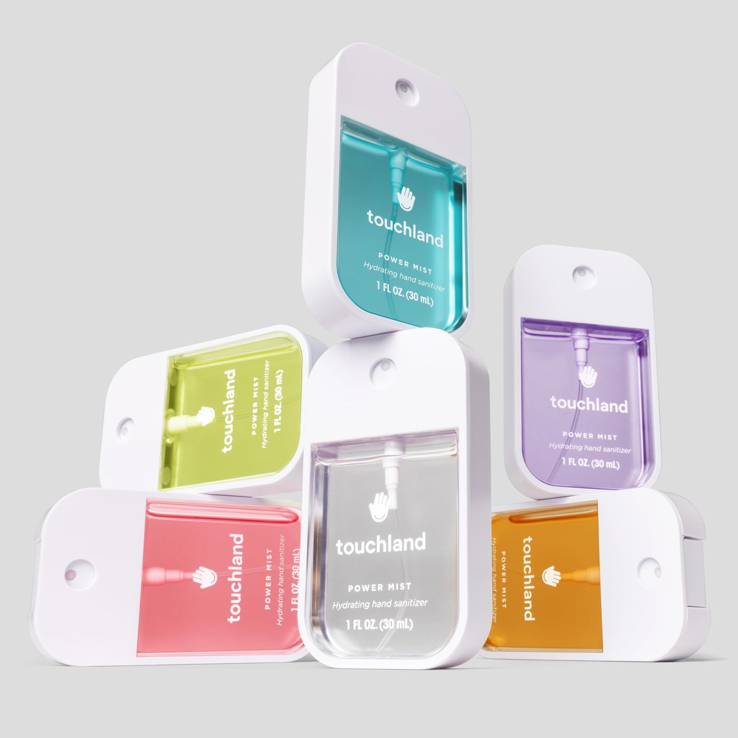 Touchland Hydrating Hand Sanitizer Spray – Berry Bliss Trio Set – 3 x 1 FL OZ Travel Size Mists