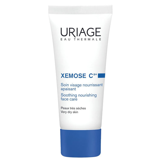Uriage Xémose Soothing Face Cream - 24H Hydration & Shea Butter for Dry Skin | Fragrance-Free, Non-Comedogenic
