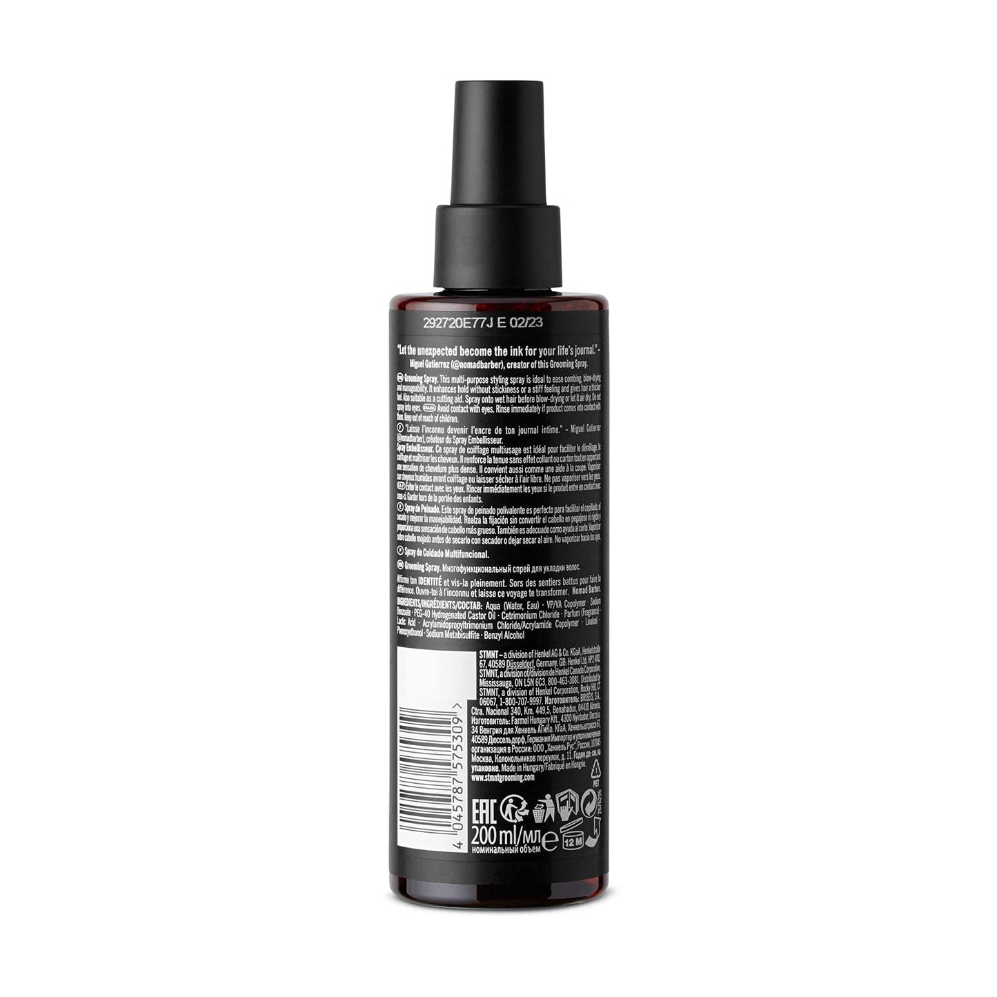 STMNT Grooming Goods Grooming Spray - 6.7 oz | Natural Finish for Thicker Hair | Non-Sticky Formula