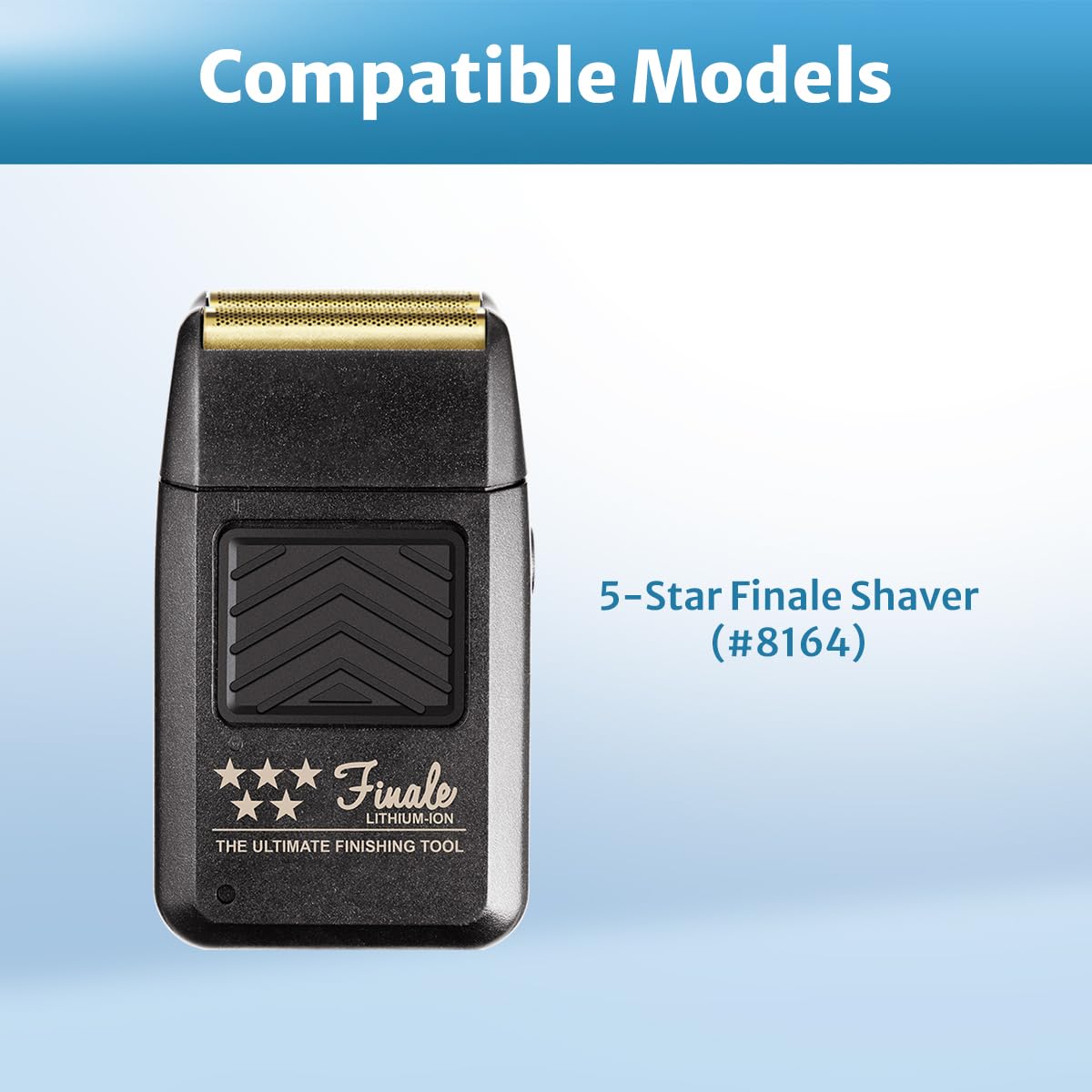 Wahl 5 Stars Finale Foil Shaver Replacement Foil - High-Quality Black, 1 Pack