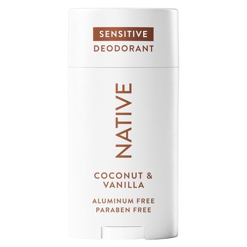 Native Sensitive Deodorant - Aluminum-Free Formula with 72-Hour Odor Control | Coconut & Vanilla Scent for Men & Women