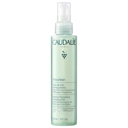 Caudalie Vinoclean Cleansing Oil - Effective Waterproof Makeup Remover | 6.7 Fl Oz
