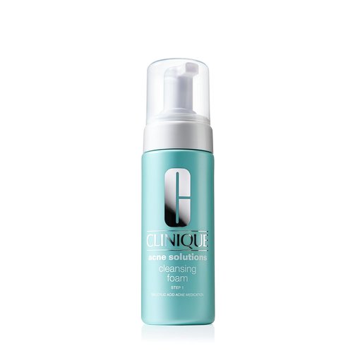 Clinique Acne Solutions Daily Foam Cleanser - 1.5% Salicylic Acid for All Skin Types | Prevents Acne & Unclogs Pores