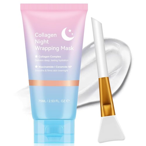 Frovetani Collagen Night Mask - Hydrolyzed Collagen Peel Off for Hydration & Elasticity | 150ml