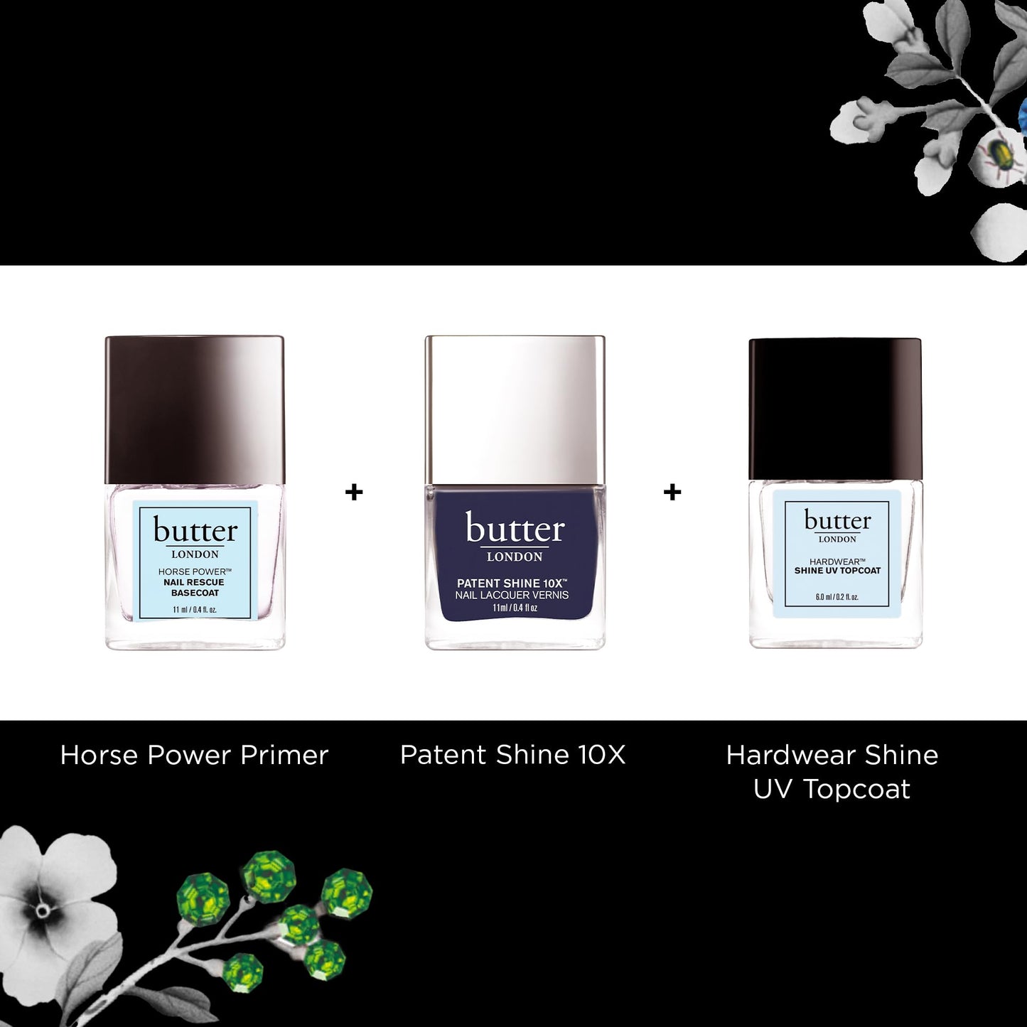 butter LONDON Patent Shine 10X Nail Lacquer, Gel-Like Finish, Chip-Resistant Formula, 10-Free Formula, Cruelty-Free, Polymer Technology, Ta-Ta