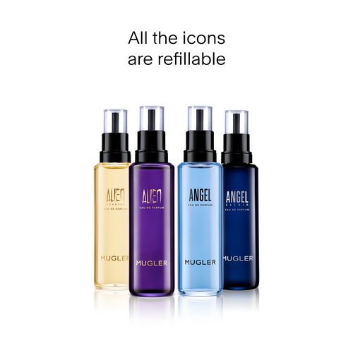 Mugler Angel Eau de Parfum - Ambery & Woody Women's Perfume Refill Bundle - 1.6 Fl Oz & 3.3 Fl Oz