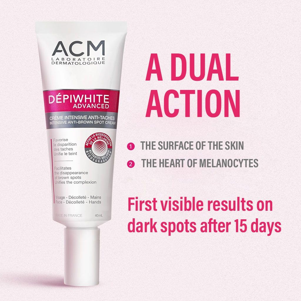 Wockhardt Acm Depi White Advanced Depigmenting Cream - 40ml | Brightens & Evens Skin Tone