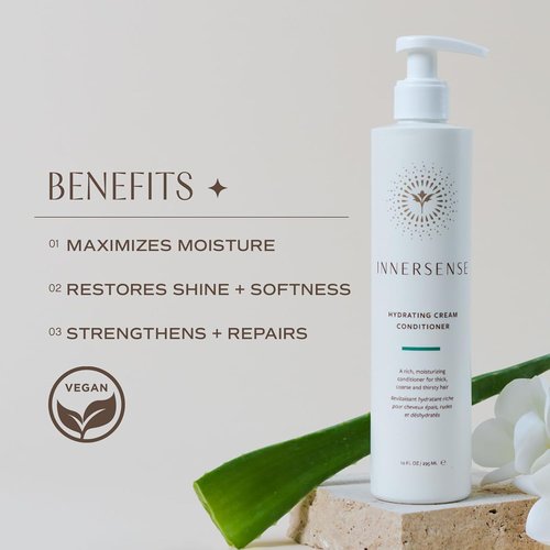 Innersense Organic Beauty - Hydrating Cream Conditioner | Non-Toxic, Cruelty-Free Formula (32oz)
