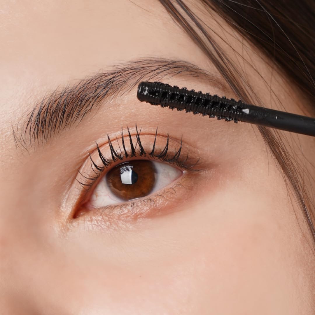 AirFixing Mascara - Smudge-Resistant Tubing Formula | 0.5mm Precision Brush | Easy Warm-Water Removal | 8.5g | Made in Korea (Black)