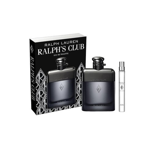 Ralph Lauren Fragrances Ralph's Club Eau de Toilette - Woody & Fresh Men's Cologne Gift Set | 3.4 Fl Oz & 0.3 Fl Oz