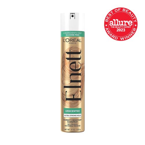 L'Oreal Paris Elnett Satin Hairspray - Extra Strong Hold, Unscented, 11 Ounce (Pack of 2)