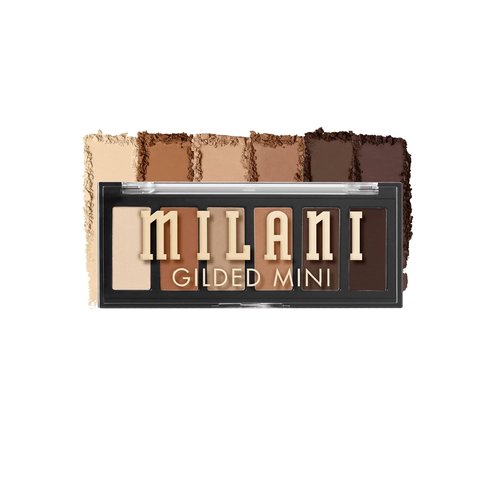 Milani Gilded Mini Eyeshadow Palette - 6 Versatile Matte & Shimmer Shades | Whiskey Business