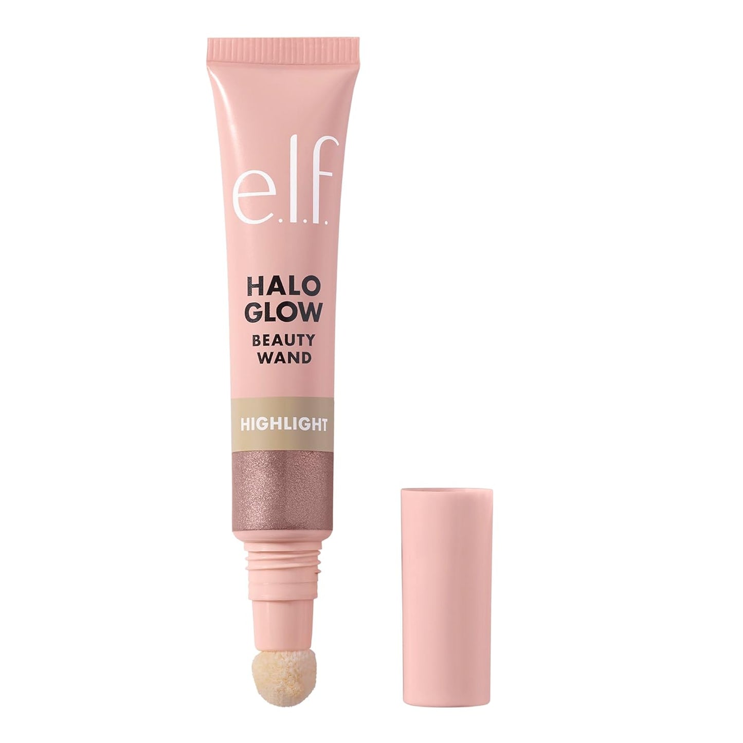 e.l.f. Halo Glow Highlight Wand - Liquid Highlighter for Luminous Skin | Buildable, Vegan, Rose Quartz