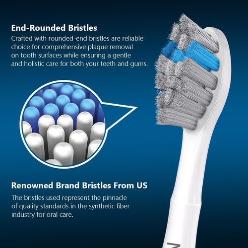 Philips Sonicare Replacement Toothbrush Heads - Charcoal Refills for HX6, HX9, C-2 Series | 10 Pack