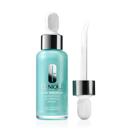 Clinique Acne Solutions Face Serum - Anti-Aging & Smoothing with Salicylic Acid | 1 Fl Oz