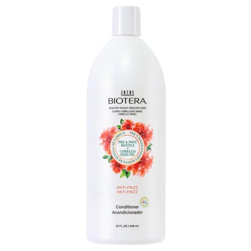 Biotera Anti Frizz Smoothing Conditioner - Smooths Frizzy Hair | Vegan, Paraben-Free, Color-Safe