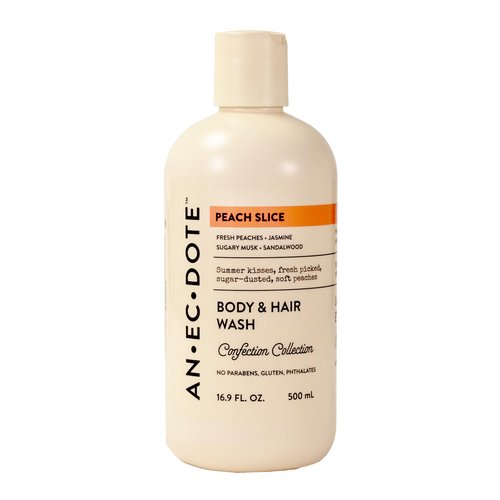 Anecdote Peach Slice Body and Hair Wash, 16.9 FL OZ