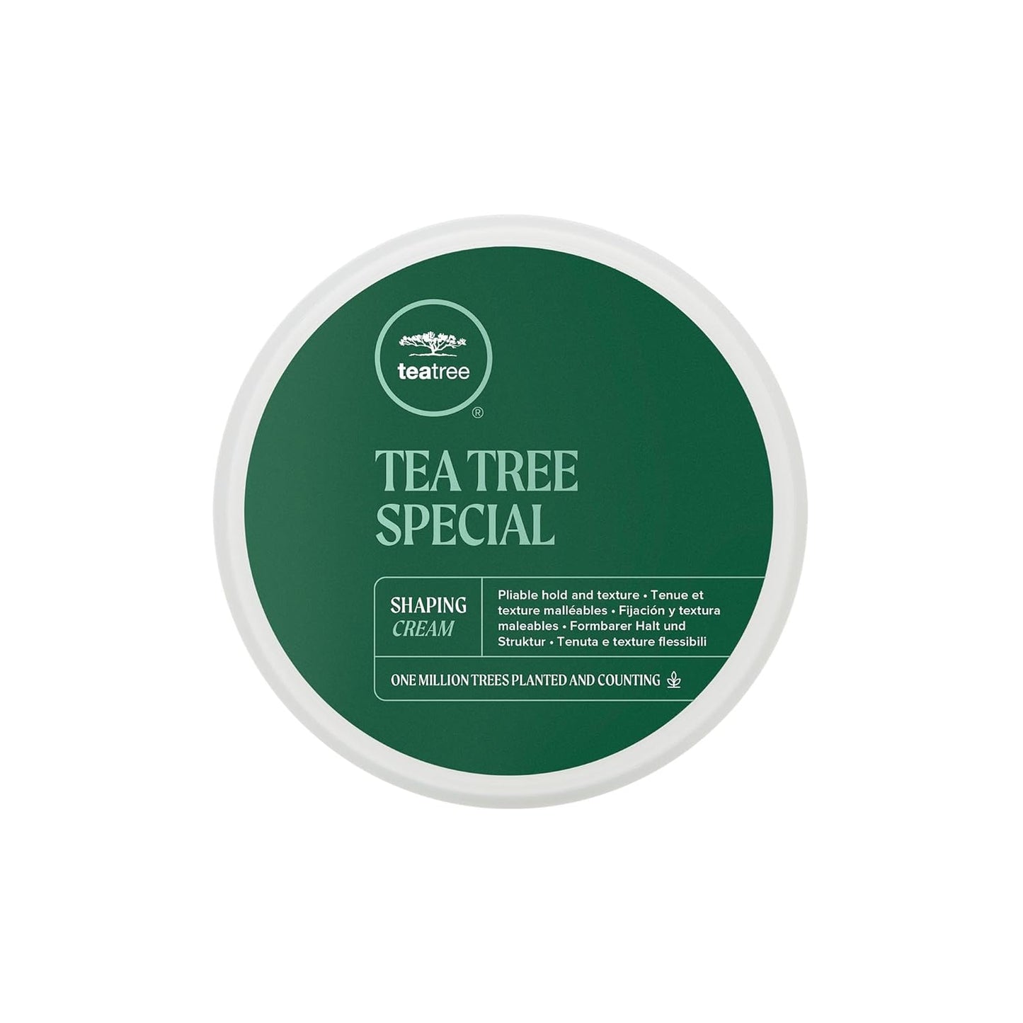 Tea Tree Shaping Cream - Long-Lasting Hair Styling Cream for All Hair Types | Matte Finish