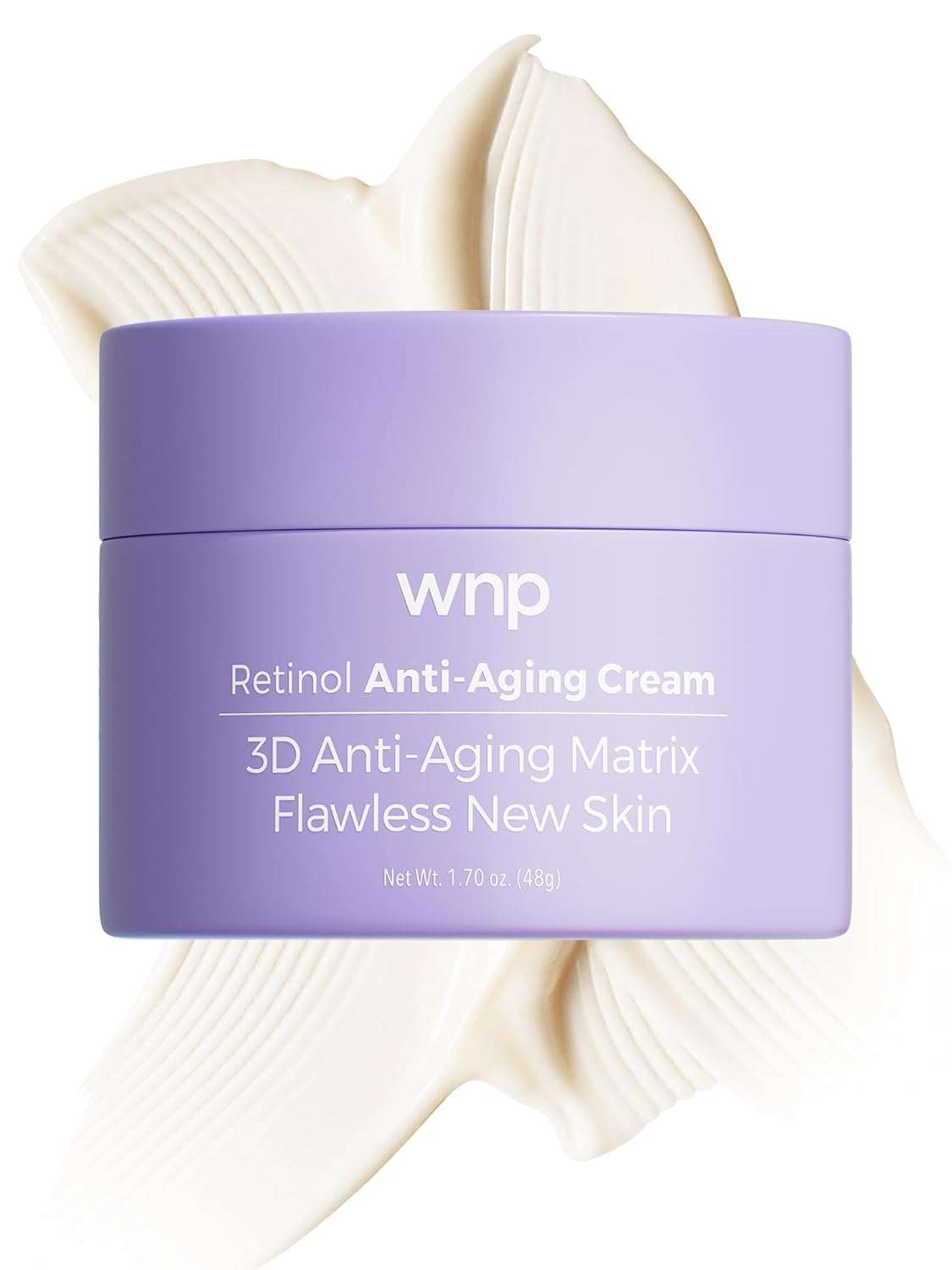 WNP Gentle Retinol Cream - Anti-Aging Night Moisturizer for Sensitive Skin | 10x Deep Hydration with Ceramides & Peptides