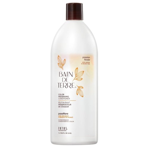Bain de Terre Passion Flower Conditioner - Luxurious Hydration for Vibrant Color | Paraben-Free & Vegan