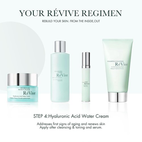 RéVive Hydrogel Daily Face Moisturizer - Lightweight Water Cream with Peptides for Anti-Aging - 1.7 Oz