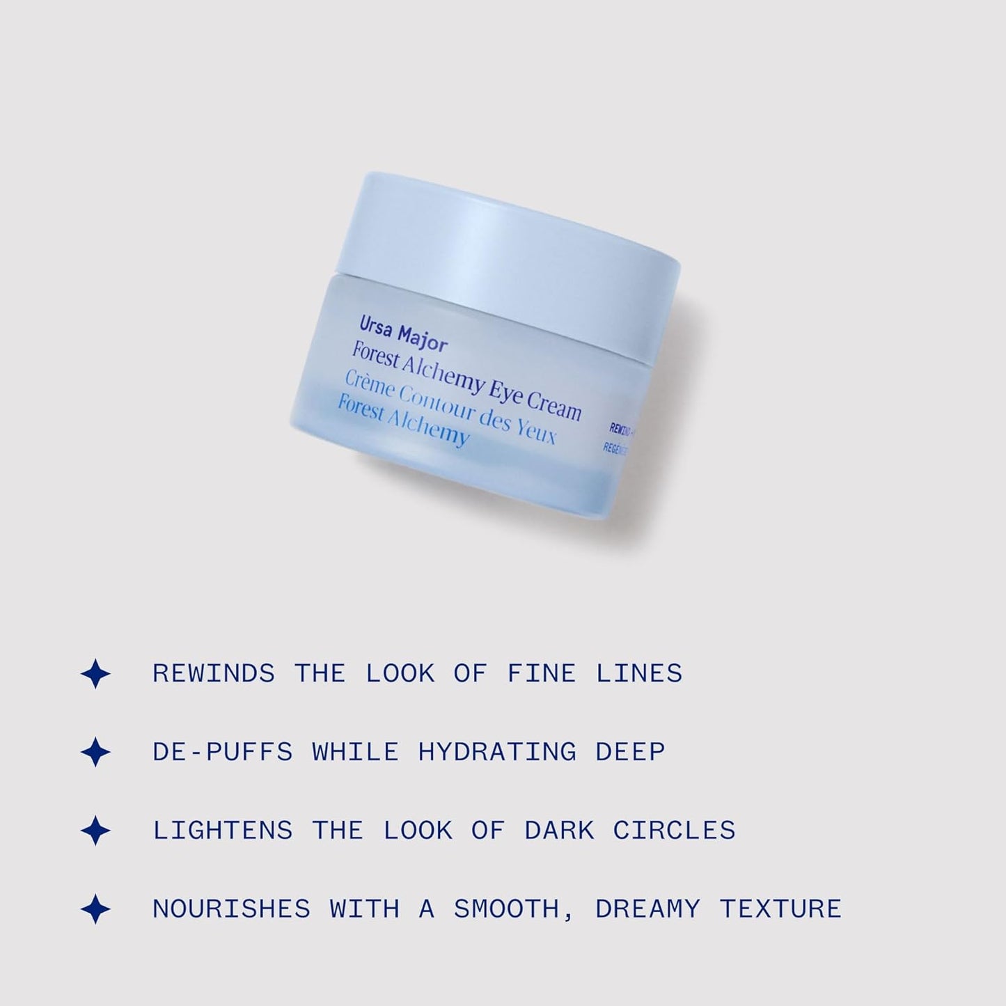 Ursa Major Forest Alchemy Eye Cream - Natural Under-Eye Moisturizer for Dark Circles & Fine Lines | 0.50 oz