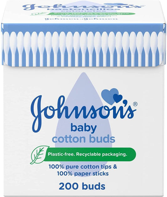 Johnson Baby Cotton Buds - Total of 600 Buds by Johnson's Baby