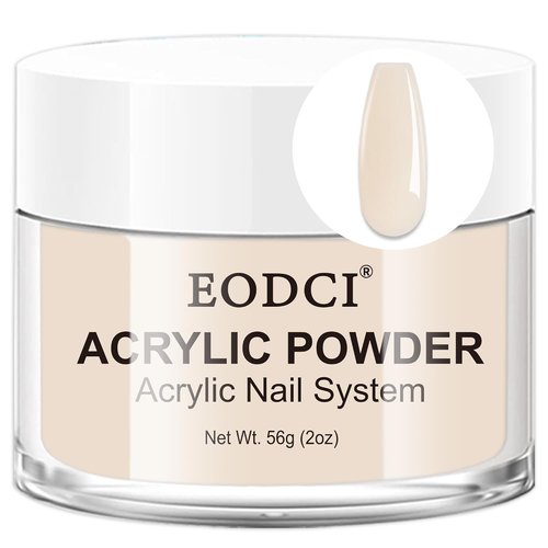 Eodci Acrylic Powder - Cover Pink 56g | Professional Nail Extension & Carving, Long-Lasting Formula