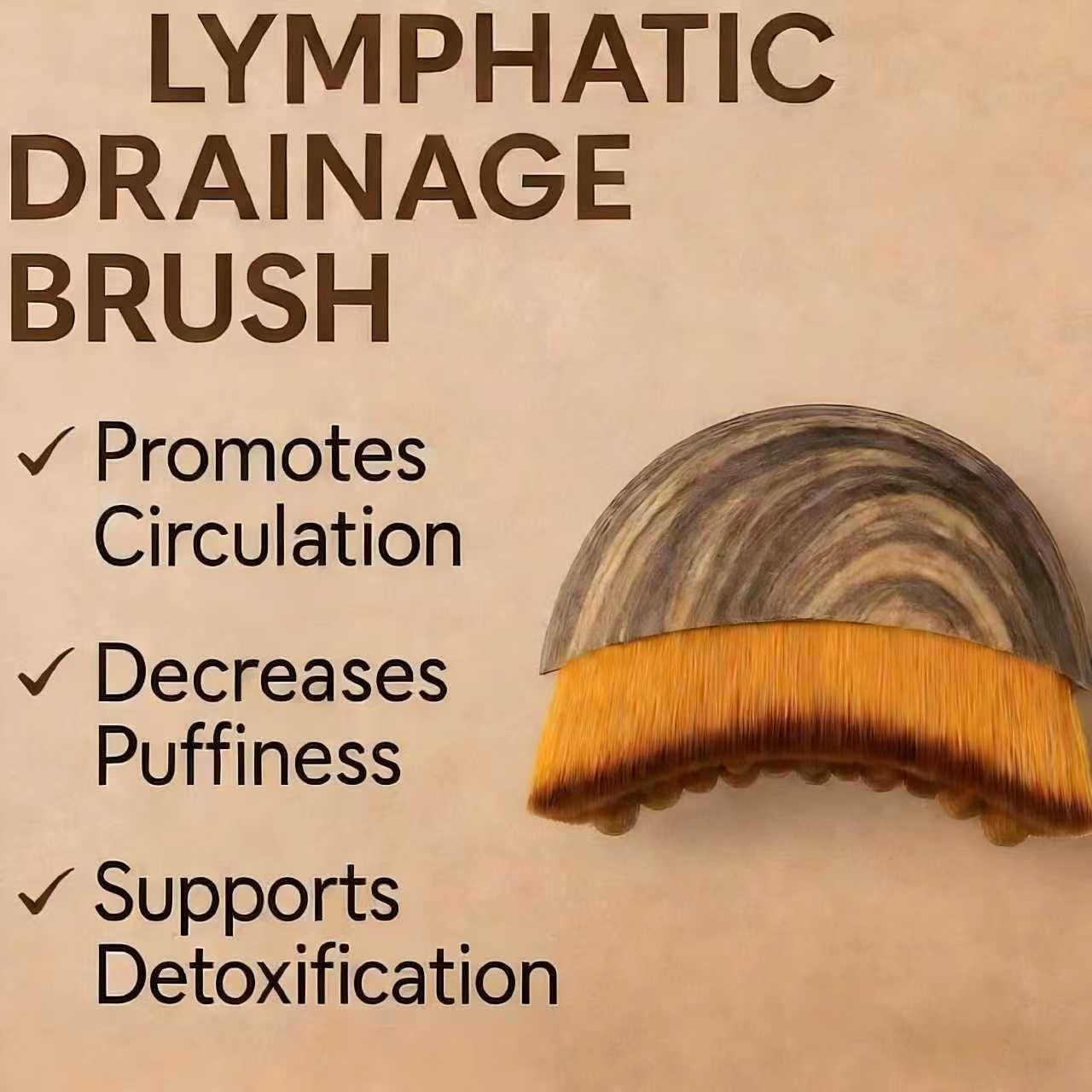 Skiennix Lymphatic Contour Face Brush Set - Sculpting & Detox for Anti-Puffiness | Travel-Friendly Design