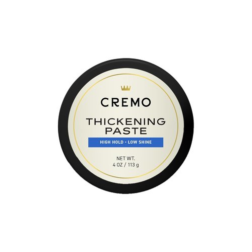 Cremo Hair Thickening Paste for Men - Premium Barber-Grade Styling Paste, High Hold & Low Shine, 4 Oz