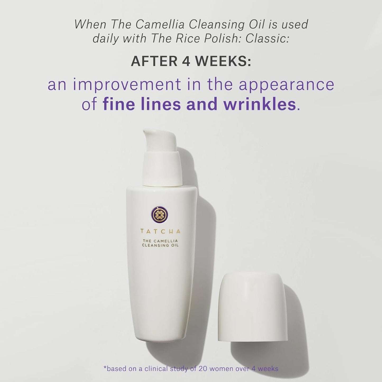 TATCHA Camellia Cleansing Oil - Travel-Sized 2-in-1 Makeup Remover & Face Wash | 50 ml / 1.7 fl. oz.