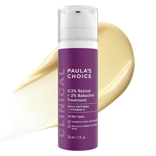 Paula's Choice Clinical Retinol Face Serum - Anti-Aging Treatment with Bakuchiol, Ceramides & Hyaluronic Acid | 1 oz