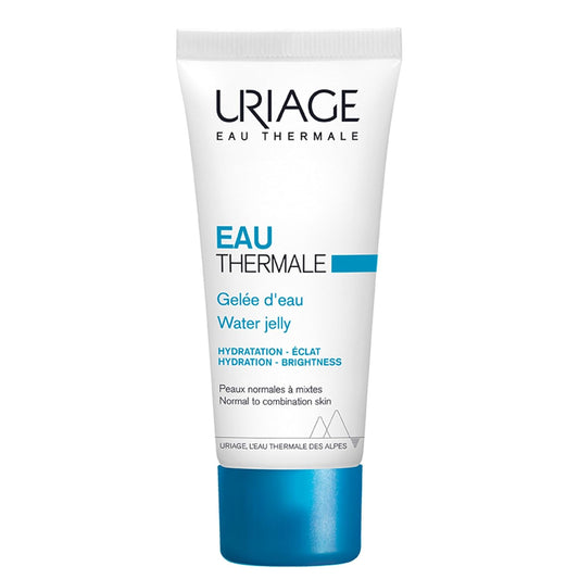Uriage Moisturizing Face Gel - 24H Hydration with Hyaluronic Acid | Lightweight Floral Scent for Oily Skin