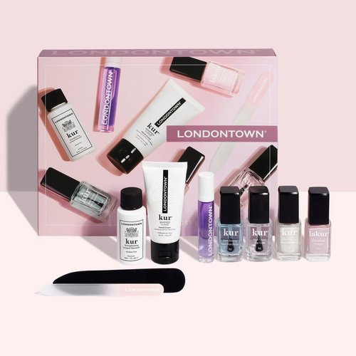 LONDONTOWN Complete Nail Polish Set - Must-Have Manicure Essentials & Cuticle Care Tools