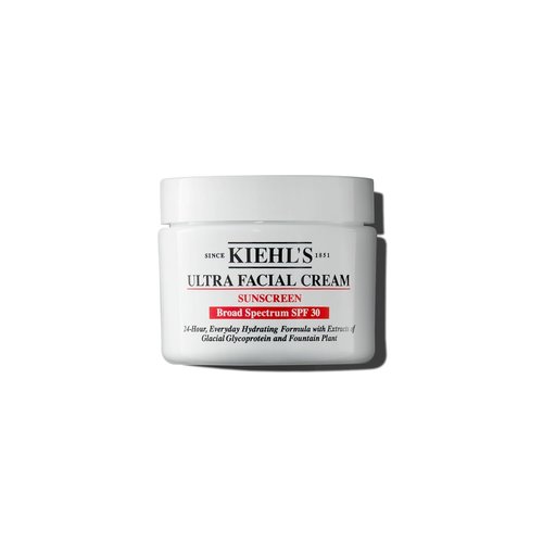 Kiehl's Ultra Facial Cream - Lightweight Daily Moisturizer with SPF 30 for All Skin Types | 24-Hour Hydration & UV Protection