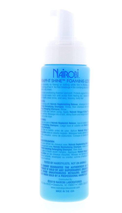 Nairobi Wrapp-It Shine Foaming Lotion 8oz by Nairobi