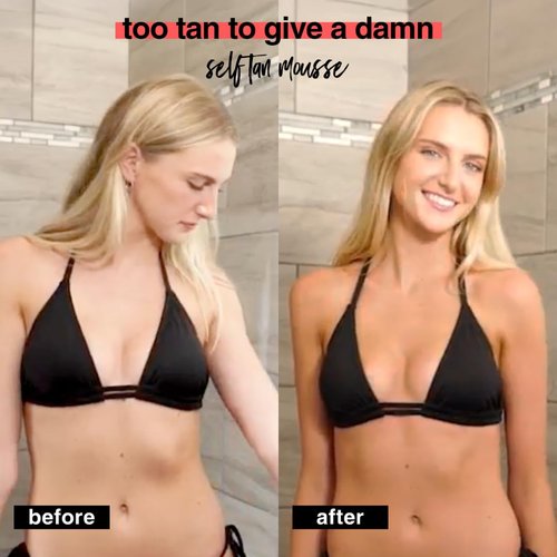 b.tan Ultra Dark Self Tanner Mousse - 1 Hour Express Sunless Tanning Foam for Gold Bronzing Glow, 6.7 Fl Oz