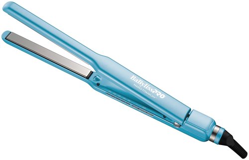 BabylissPRO Nano Titanium Hair Straightener - Professional Ionic Flat Iron for All Hair Types
