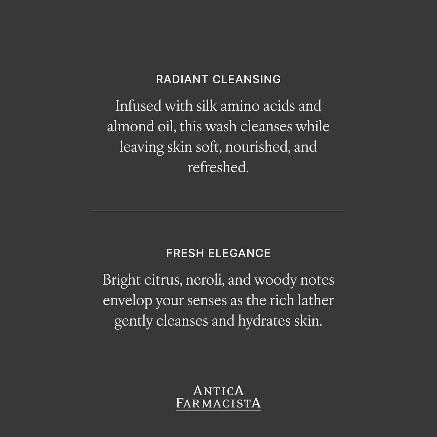 Antica Farmacista Hand & Body Wash - Luxurious Hydrating Cleanser - Neroli & Tonic, 10 Fl Oz | Perfect Gift