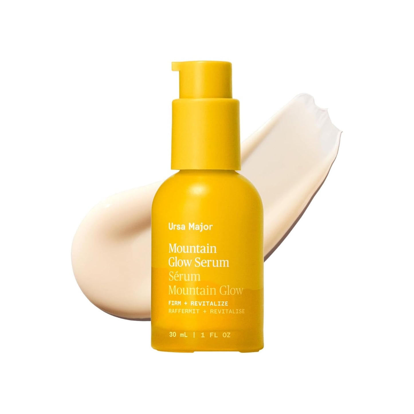 Ursa Major Mountain Glow Face Serum - Vegan Daily Moisturizer to Combat Wrinkles & Boost Radiance | 1.0 oz